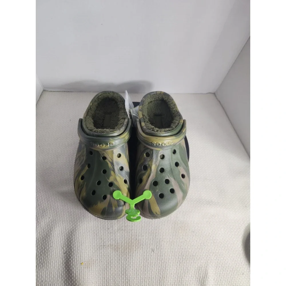 NWT Ralen Sherpa Lined Crocs Clog‎ Relaxed Fit Camo Men's 7 Womens 9 Authentic